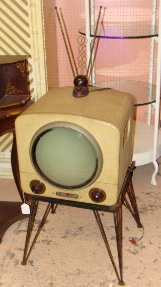 Vintage TV Télévision Electronics